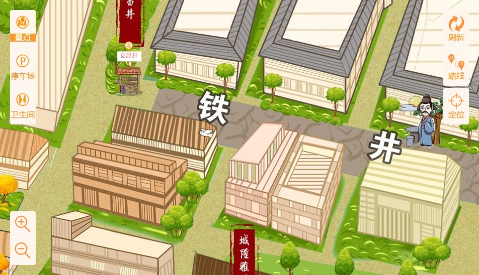 高陵智慧景区：手绘地图与语音导览的完美融合