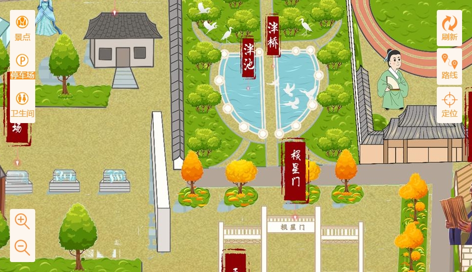 高陵手绘地图景区语音讲解导览系统：智慧景区建设的基石